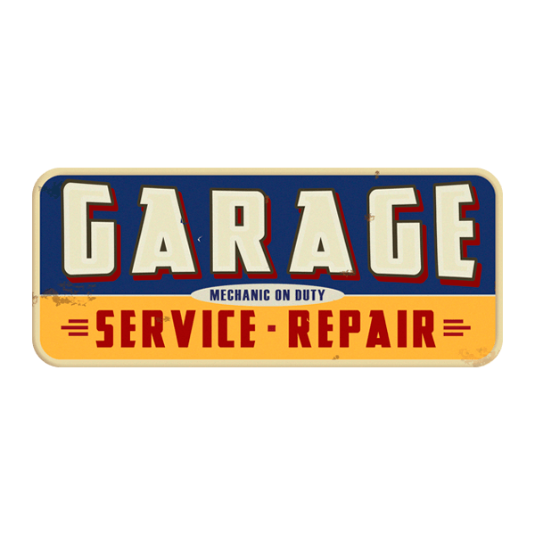 Adesivi Murali: Garage Service Repair