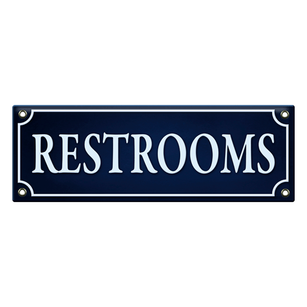 Adesivi Murali: Restrooms