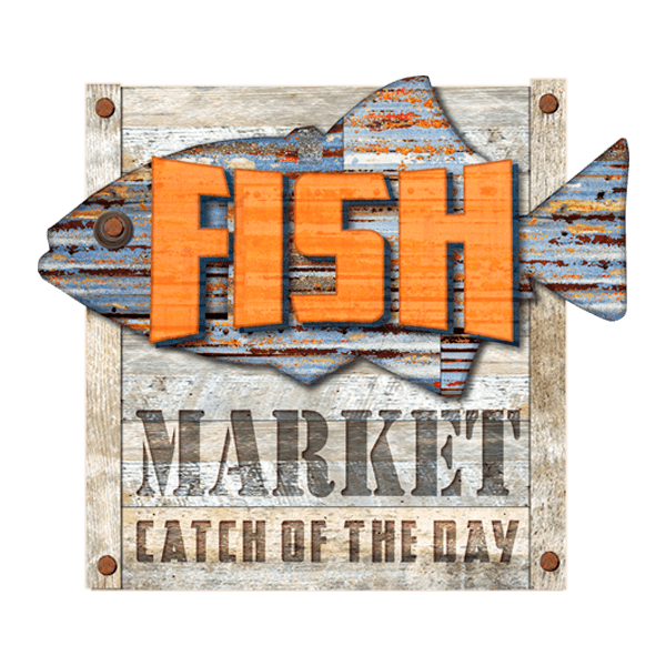Adesivi Murali: Fish Market