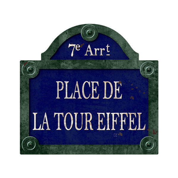 Adesivi Murali: Place de la Tour Eiffeel