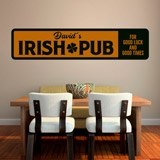 Adesivi Murali: Irish Pub Good Luck and Good Times 3