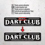 Adesivi Murali: Dart Club 4