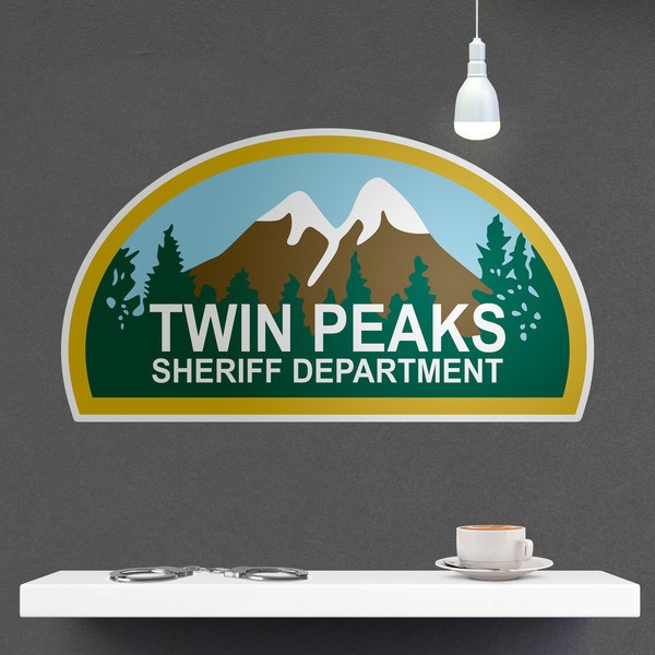 Adesivi Murali: Dipartimento dello sceriffo di Twin Peaks