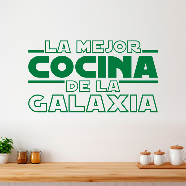 Adesivi Murali: La Migliore Cucina della Galassia in Spagnolo