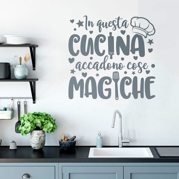 Adesivo murale Cucina Magica