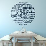 Adesivi Murali: Lingue di cucina 2