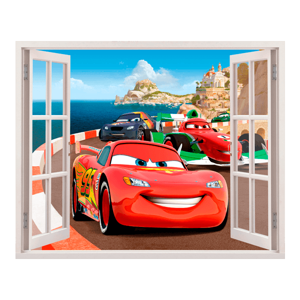 Adesivi per Bambini: Finestra Cars in Italia