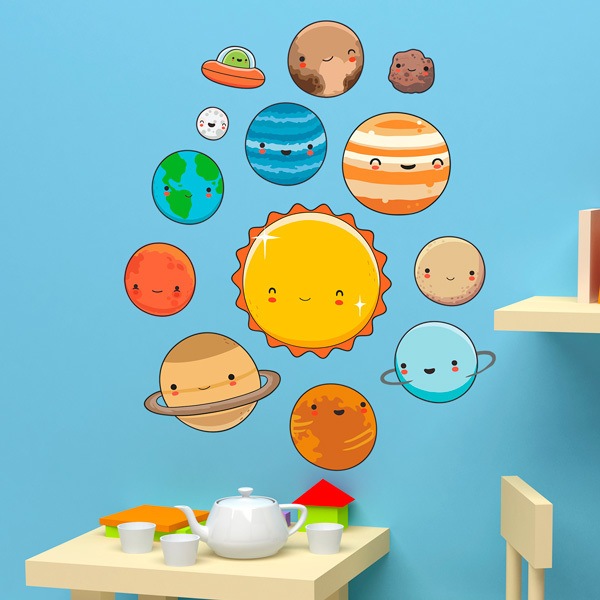 Adesivi per Bambini: Kit Spazio pianeti