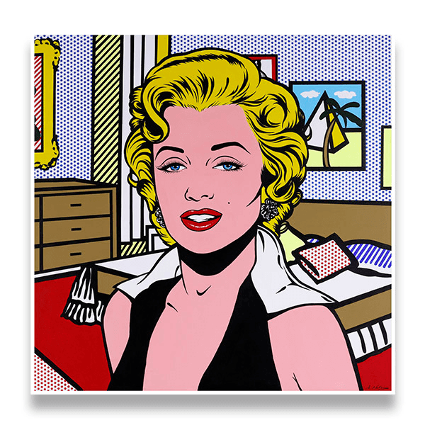 Adesivi Murali: Effetto Marilyn Lichtenstein