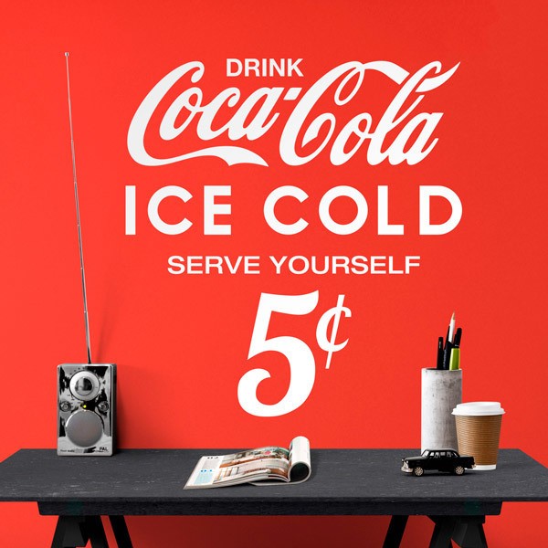 Adesivi Murali: Coca Cola Ice Cold