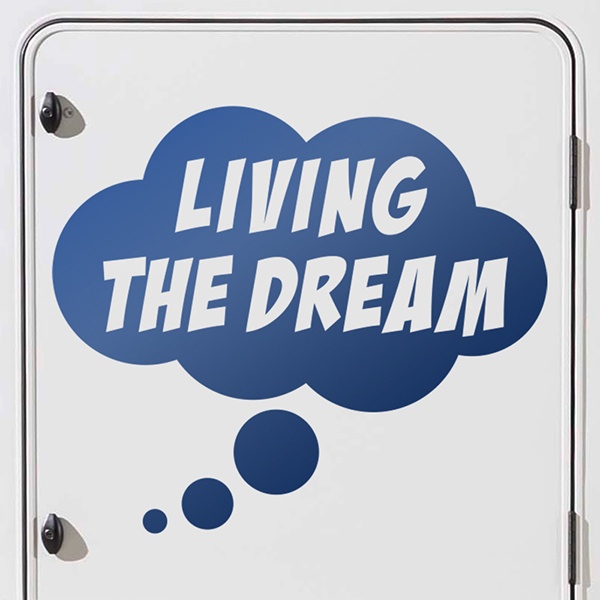 Adesivi per camper: Living the Dream