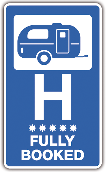 Adesivi per Auto e Moto: Hotel Fully Booked