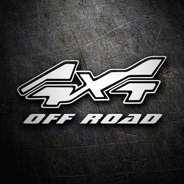 Adesivi per Auto e Moto: Numero 4x4 Off Road Racing