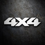 Adesivi per Auto e Moto: 4X4 Semplice