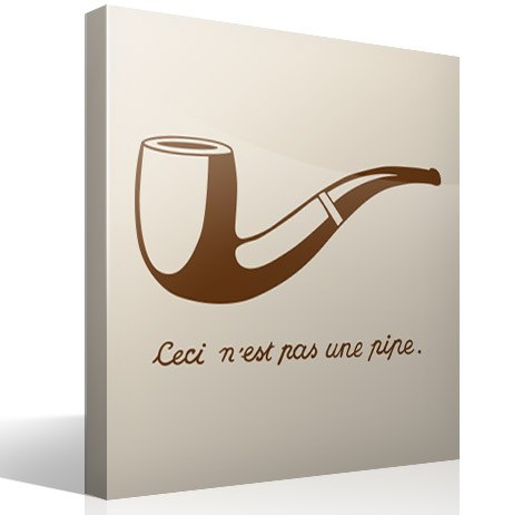 Adesivi Murali: Pipe Magritte