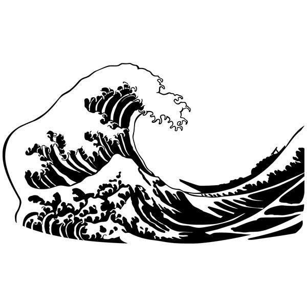 Adesivi Murali: La grande ondata di Kanawa