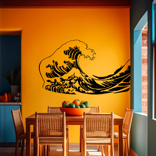 Adesivi Murali: La grande onda di Kanagawa