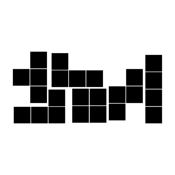 Adesivi Murali: Blocco Tetris