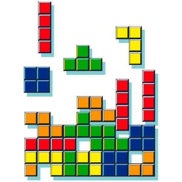 Adesivi Murali: Pezzi Tetris