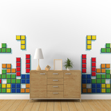 Adesivi Murali: Pezzi Tetris 4