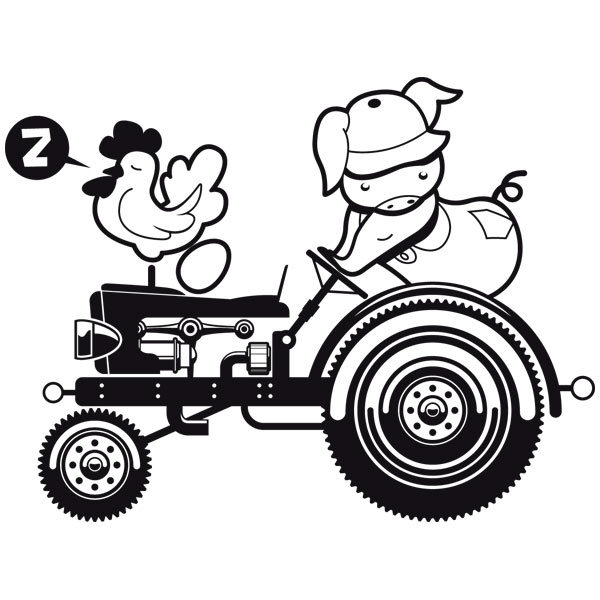 Adesivi per Bambini: Tractor