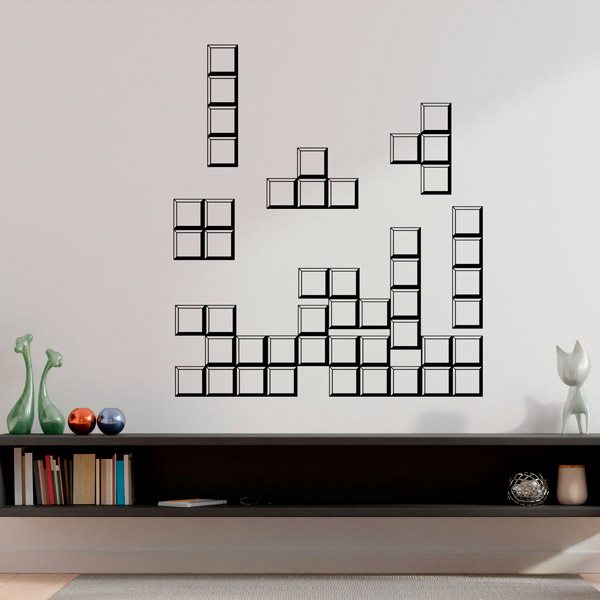 Adesivi Murali: Tetris puzzle