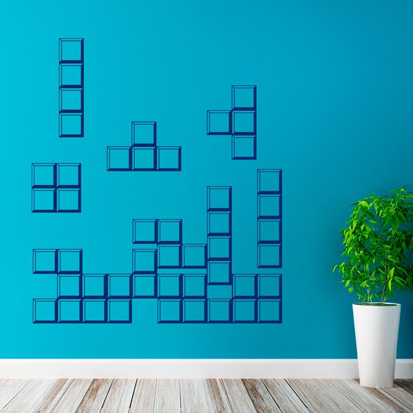 Adesivi Murali: Tetris puzzle