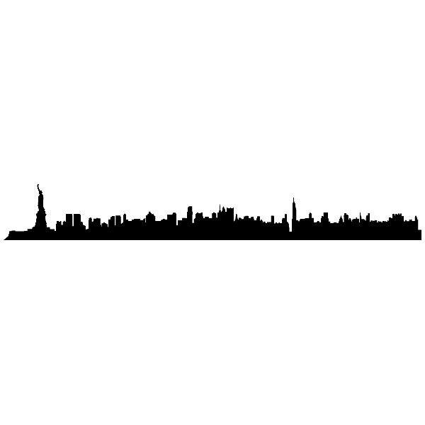Adesivi Murali: New york skyline