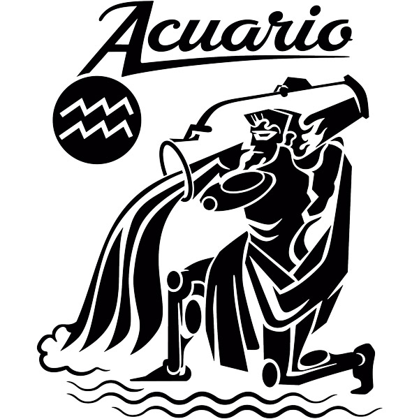 Adesivi Murali: zodiaco 45 (Acuario)