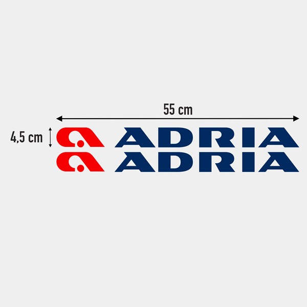 Set di adesivi Adria 0