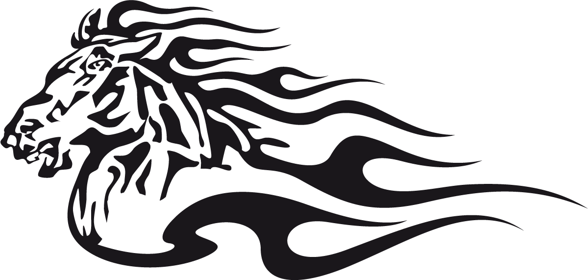 Adesivi per Auto e Moto: Animal Flames 4