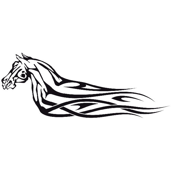 Adesivi per Auto e Moto: Animal Flames 14