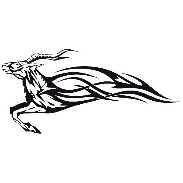 Adesivi per Auto e Moto: Animal Flames 15