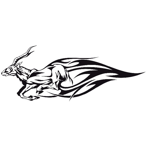 Adesivi per Auto e Moto: Animal Flames 19