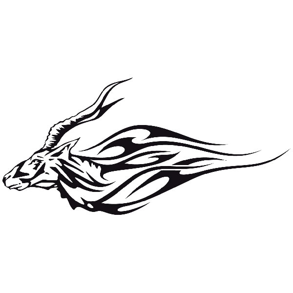 Adesivi per Auto e Moto: Animal Flames 21