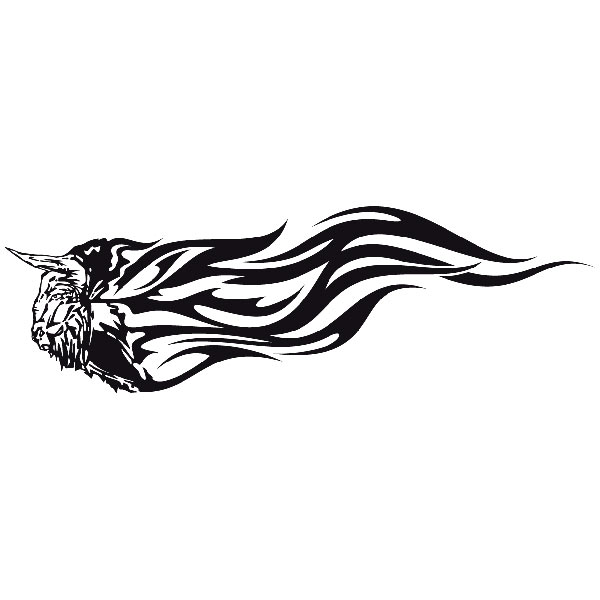 Adesivi per Auto e Moto: Animal Flames 22