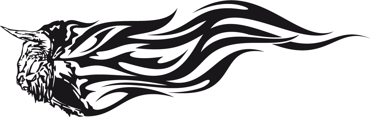 Adesivi per Auto e Moto: Animal Flames 22