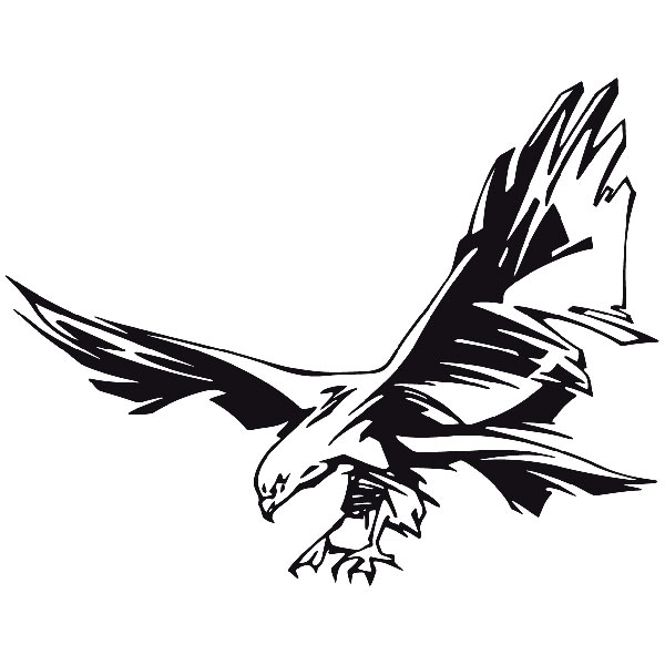 Adesivi per Auto e Moto: Tribalised Eagle