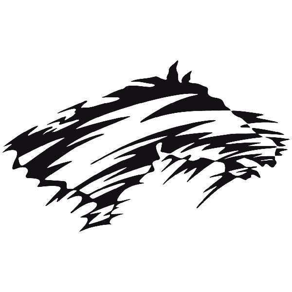 Adesivi per Auto e Moto: Animal Flames 57