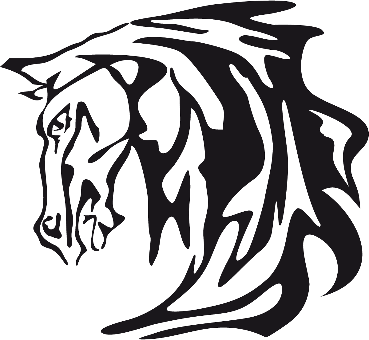 Adesivi per Auto e Moto: Animal Flames 66