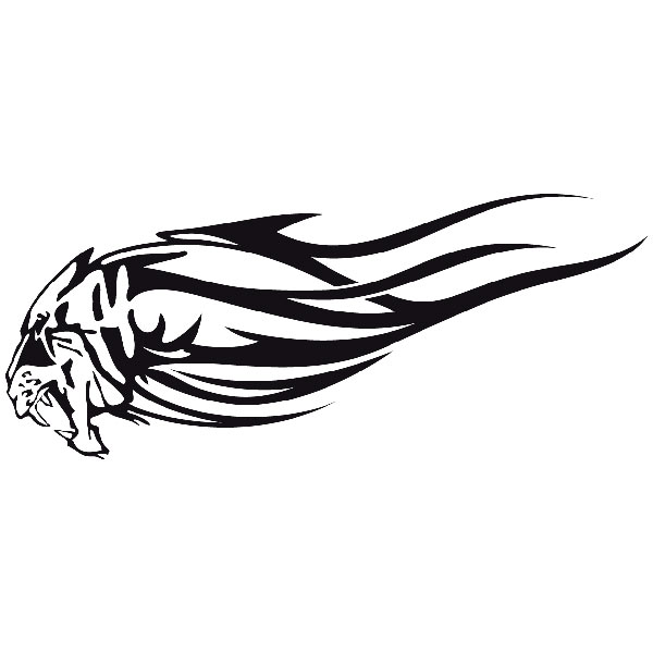 Adesivi per Auto e Moto: Animal Flames 71