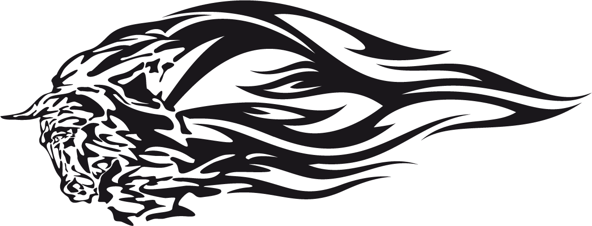 Adesivi per Auto e Moto: Animal Flames 72