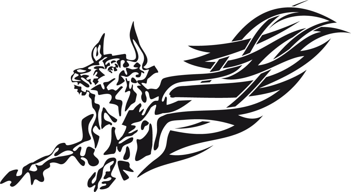 Adesivi per Auto e Moto: Animal Flames 77