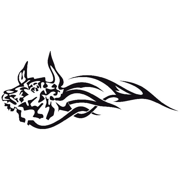 Adesivi per Auto e Moto: Animal Flames 78