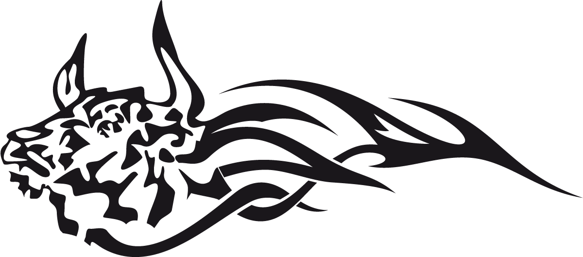 Adesivi per Auto e Moto: Animal Flames 78