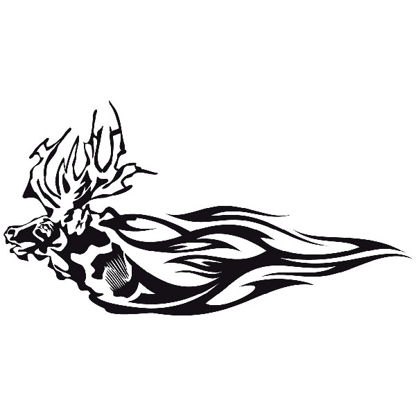 Adesivi per Auto e Moto: Animal Flames 80