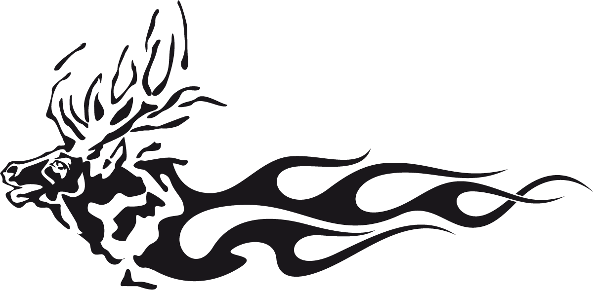 Adesivi per Auto e Moto: Animal Flames 81