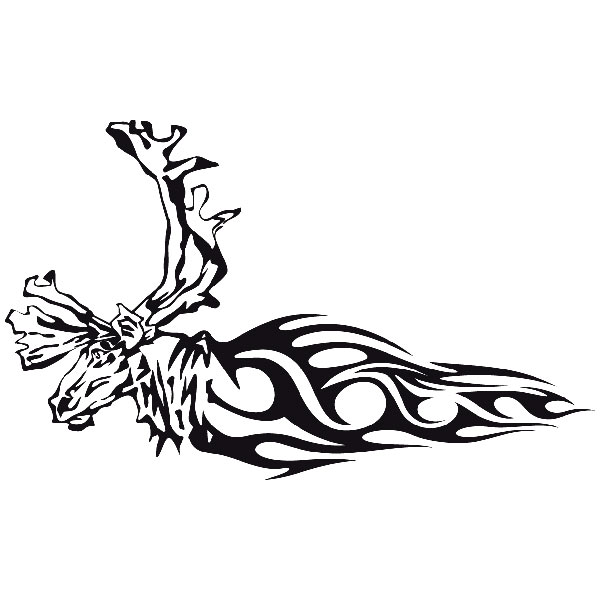 Adesivi per Auto e Moto: Animal Flames 82