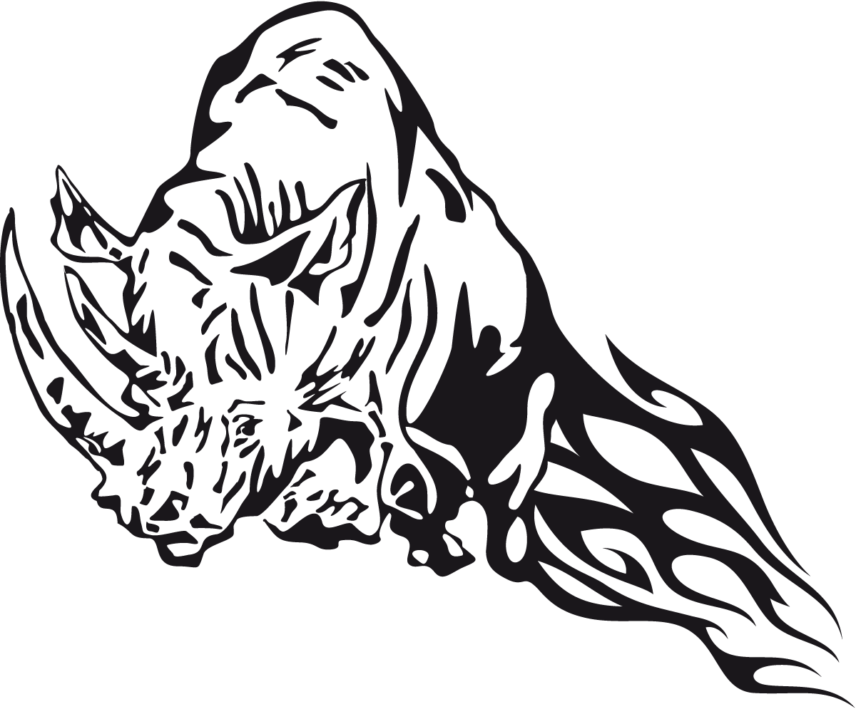 Adesivi per Auto e Moto: Animal Flames 87