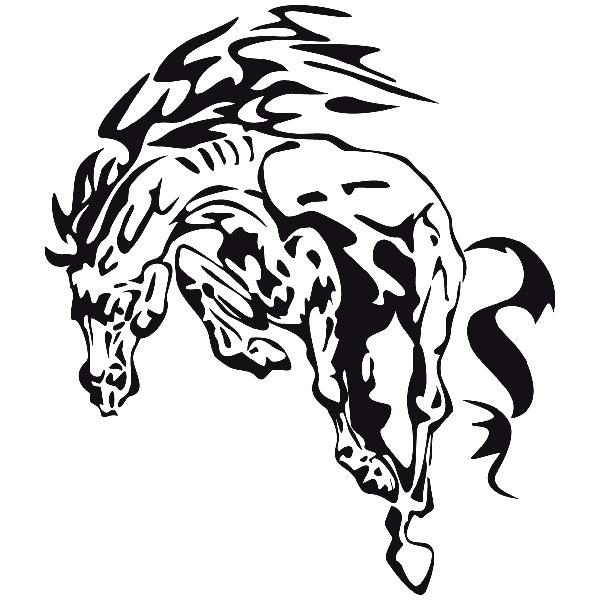 Adesivi per Auto e Moto: Animal Flames 89